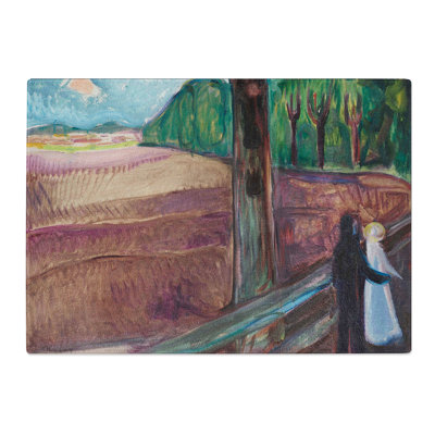 Summer Night by Edvard Munch Chopping Board