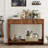 Mukades Fluted Console Table with Drawers-1945805395-1927357777