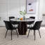 Seferina Metal Upholstered Back Side Chair Dining Chair-2127224140