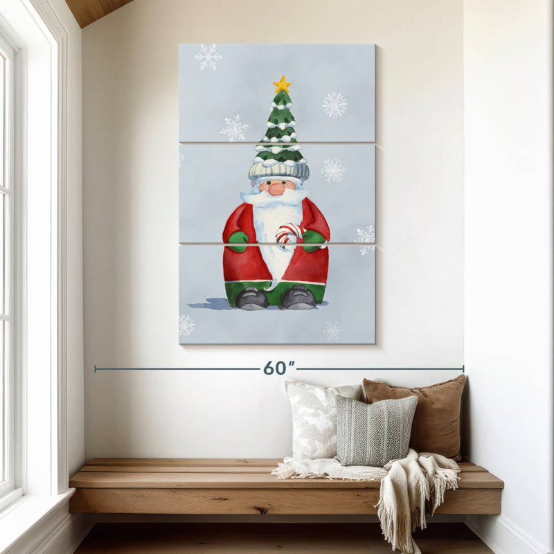 Gnome de Noël Lelend I, H 50 po x l 32 po