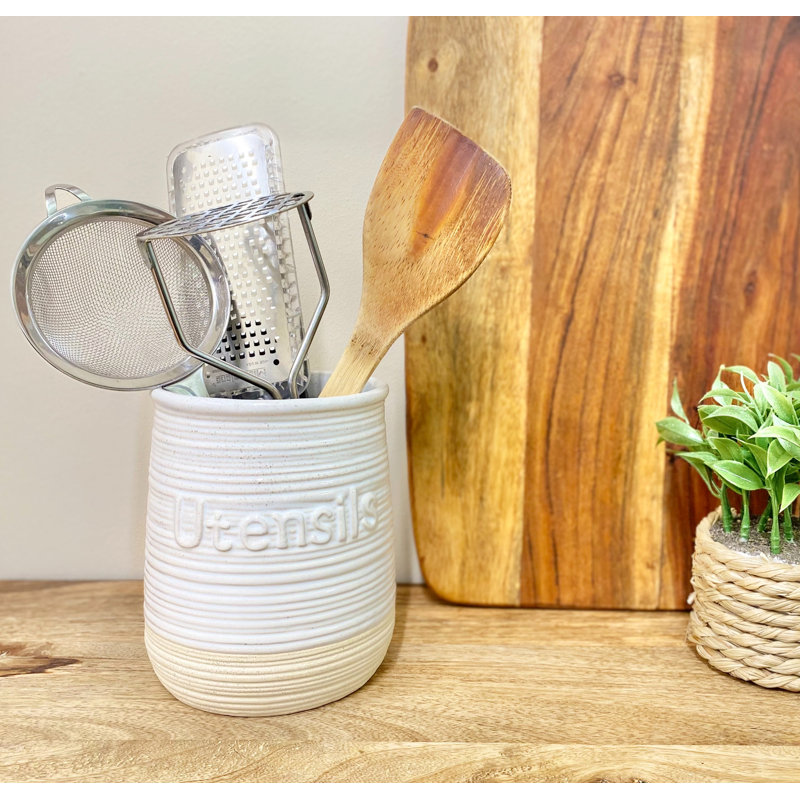Ceramic / Porcelain Round Utensil Holders/Pots/Jars