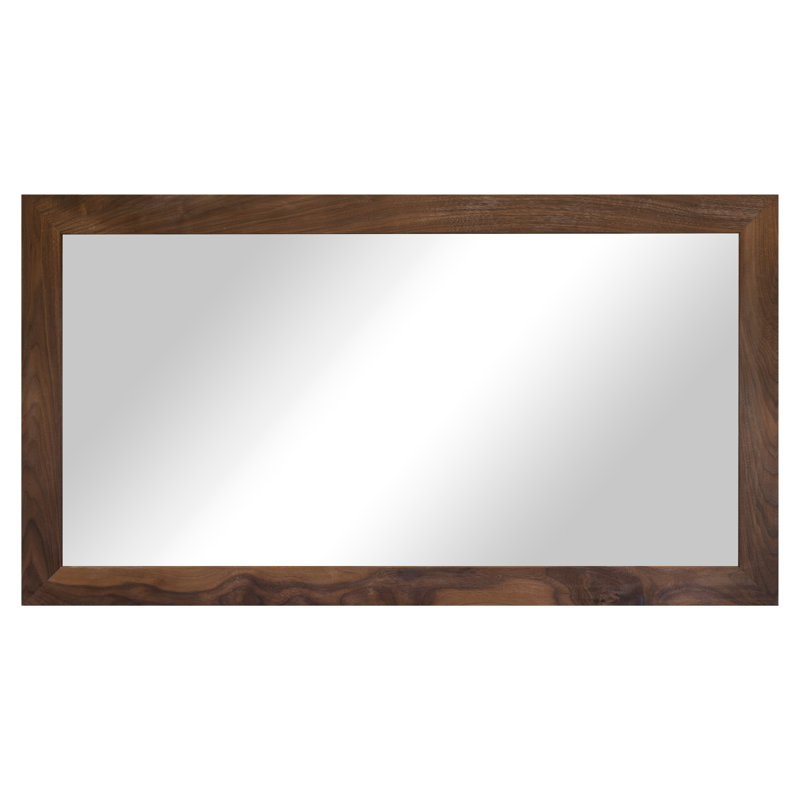 Rayne Mirrors Ozark Hardwood Mirror Walnut, 33" x 62"