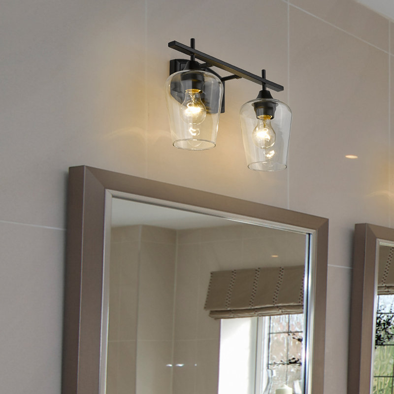 Dahlya 2 - Light Dimmable Vanity Light, Matte Black