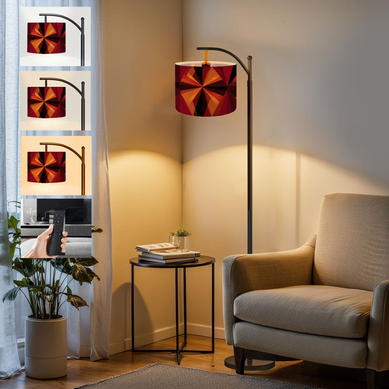  Lampe sur pied Arc 70s rétro vintage Mid Century Modern