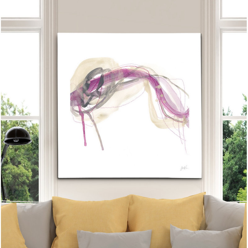 « wave equation i », peinture, H 40 po x l 40 po x P 1,5 po, Toile tendue
