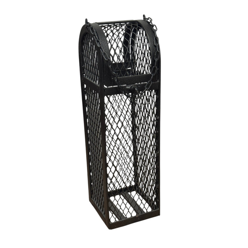 Mesh Single-Bottle Wine Dome, Textured Bronze