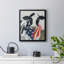 Toile encadrée de qualité supérieure American Cow II - prête à être accrochée-1749233311-1749233310