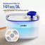 3-Pack Cat Fountain Filters with Quadruple Filtration and Water Softening