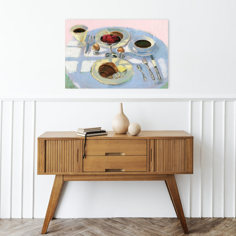 «Table I», impression murale contemporaine, H 16 po x l 24 po