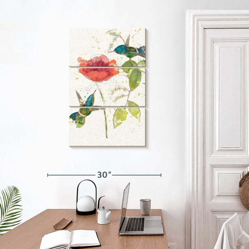 Fleur de colibri bleu sarcelle