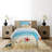 Seashells Coastal Coverlet