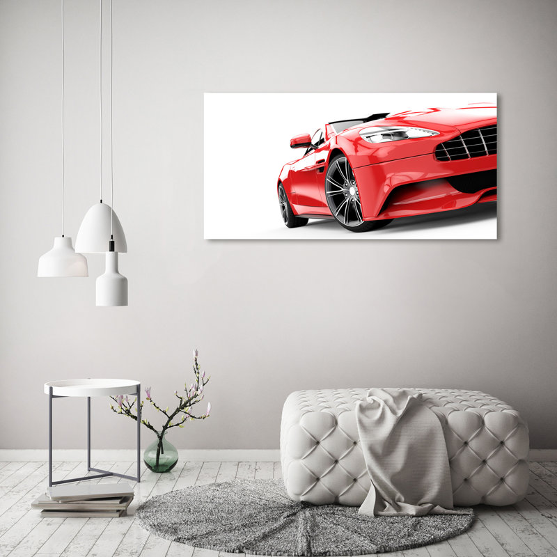 Sports Car - Wrapped Canvas Print