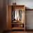 Simple and Modern Solid Wood Small Wardrobe