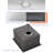 17 Inch Undermount Sink - 17"X19"X10" 16 Gauge Single Bowl Kitchen Sink 10 Inch Deep Bar/Prep Sink Basin