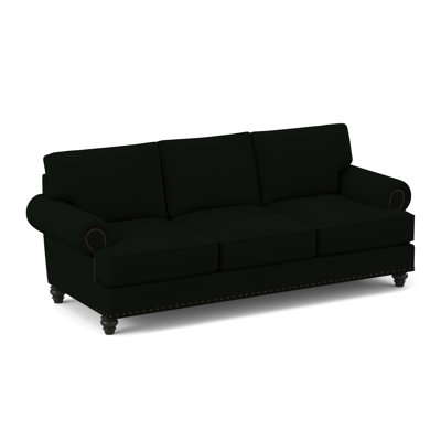 Foxhill 89" Round Arm Sofa with Reversible Cushions