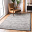 Abstract Three Hundred Forty  Area Rug In Ivory / Charcoal-1618188319