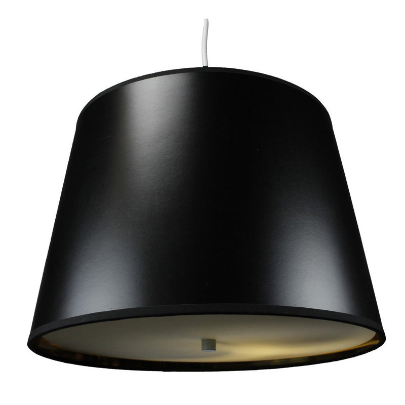 Lustree tambour 2 lumières Dov, H 10 po x l 14 po x p 12 po, Gris