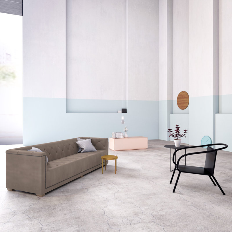 Hudson Sofa, Vintage Leather Pumice, Weathered