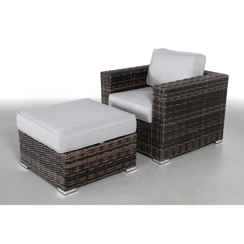 Fauteuil d'appoint rembourré confortable - aucun assemblage requis