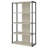 Nilsa 72.5" H x 36.6" W Metal Etagere Bookcase