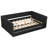 Full XL Upholstered Daybed with Trundle and LED, Twin Sofa Bed for Kids, Guest Room, Dorm, Black-1230857512