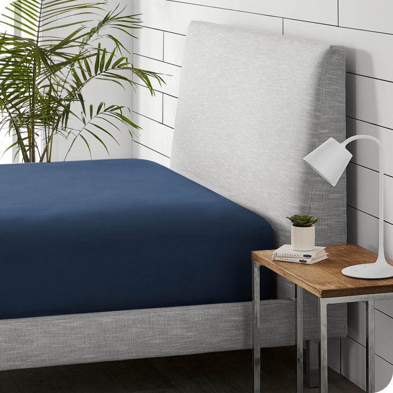 Queen Sand Cotton Flannel Deep Pocket Fitted Sheet