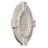 Round with Keystones 24"H x 24"W x 1 1/8"D Gable Vent