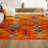 Blakely Tribal Love Geometric Orange/Multi Rug-1270864012