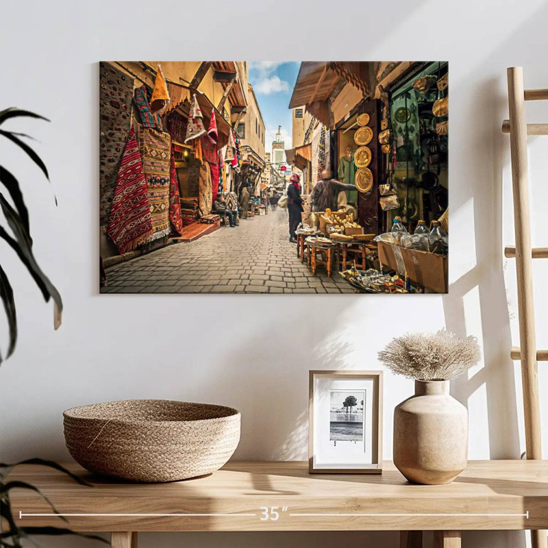 Marché marocain Nicci Fès, H 16 po x l 24 po