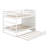 Full Over Full Bunk Bed With Trundle And Staircase-1210609368