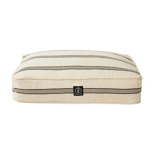 Striped Cotton Pet Bed