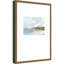 «Tranquil Coastline Under Soft Skies» par Adelbert Wood, reproduction d'art encadrée-1818182251-1818182254
