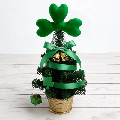 Cime d'arbre de Noël St Patrick's Day