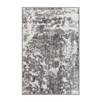Tapis traditionnel gris / blanc Molene