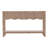  Abrams Mahogany & Gold Console Table-1208894443
