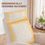 Chaise berçante rembourrée avec repose-pieds et dossier haut-1941725639