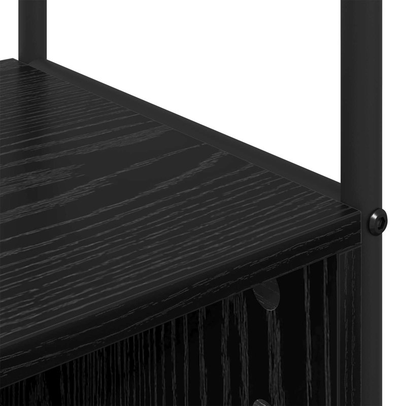 100 cm W Hall Tree, Black Oak
