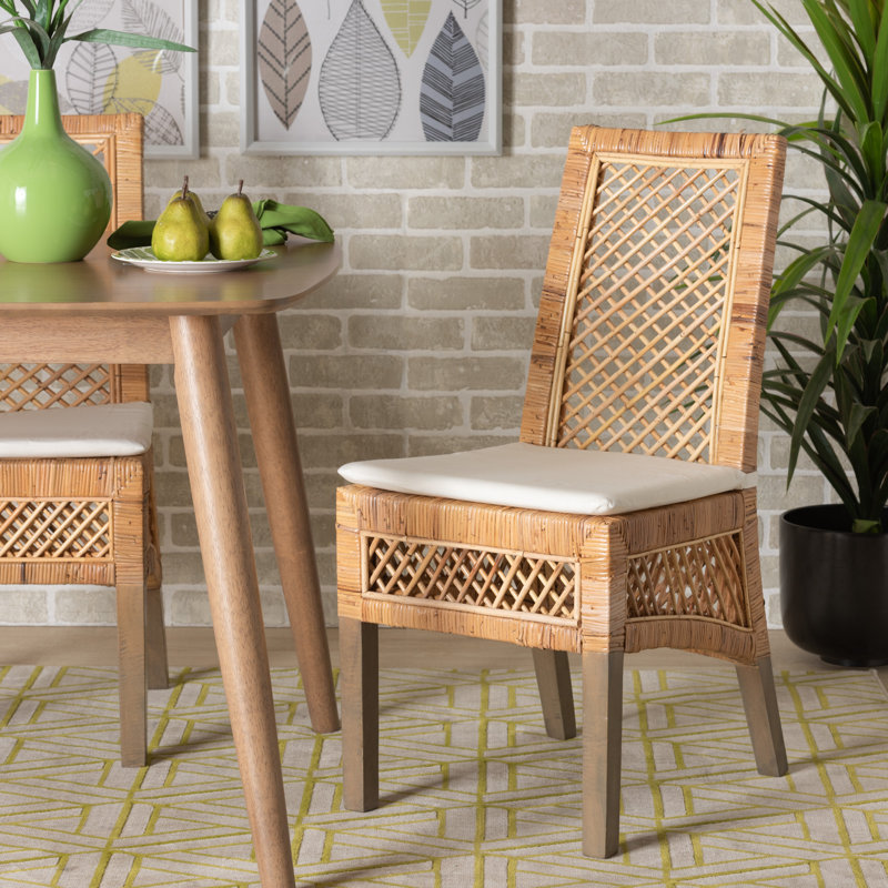 Argos Modern Bohemian Rattan Dining Chair