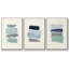 Seaside Color Study II - Ensemble de 3 cadres flottants sur toile-48522514-48522476