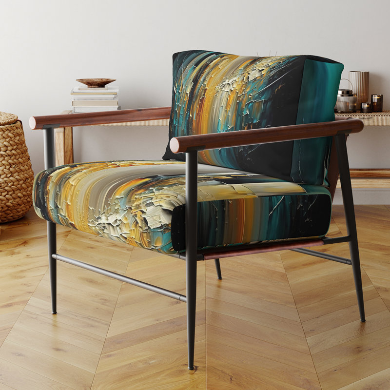 Chaise rembourrée Daidone, Noir, noir, noir, noir