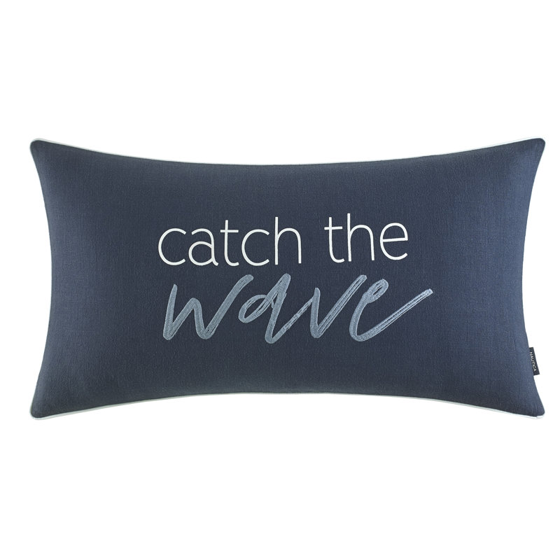 Coussin en coton Nautica Catch The Wave