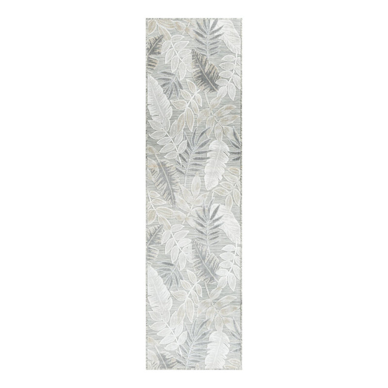 Tapis Fergent Leaves Wygant, Tapis de couloir 2 pi 2 po x 8 pi