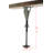 Adjustable Height Center Support Leg - Bed Frame Feet for Center Support Legs - Replacement Metal Bed Slat Support Leg