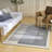 Copenhagen Flatwoven Wool Ivory Blue Modern Indoor Rug-671726038