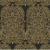 Alpana Damask Wallpaper Roll