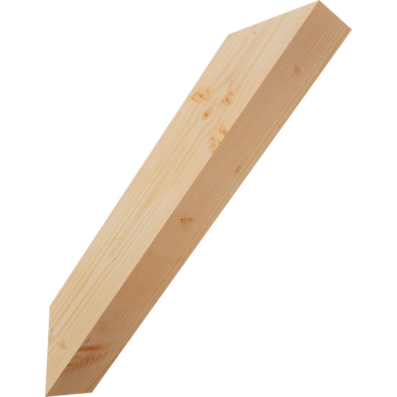 Attelle de genou traditionnelle, H 28 po x l 5,5 po x P 28 po, Douglas (lisse)