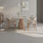 Rectangular Rock Slab Solid Wood Dining Table-594506510