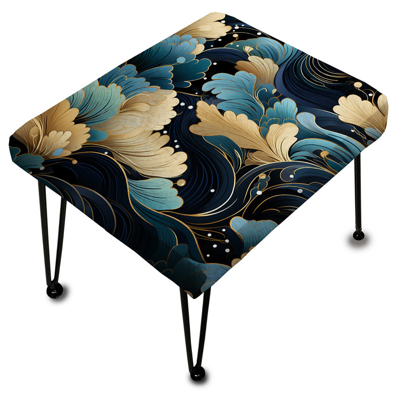 Eren - Paisley Rectangle Ottoman