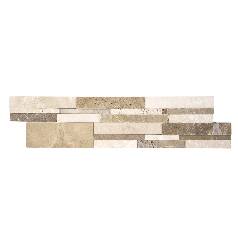 6 in. x 24 in. Honed Natural Stone Ledger Panel Wall Tile, Savile Court