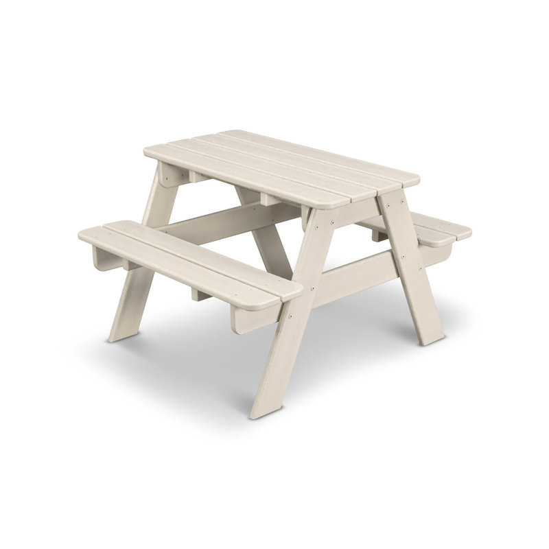 Table de pique-nique d'extérieur pour enfants POLYWOOD, Sable